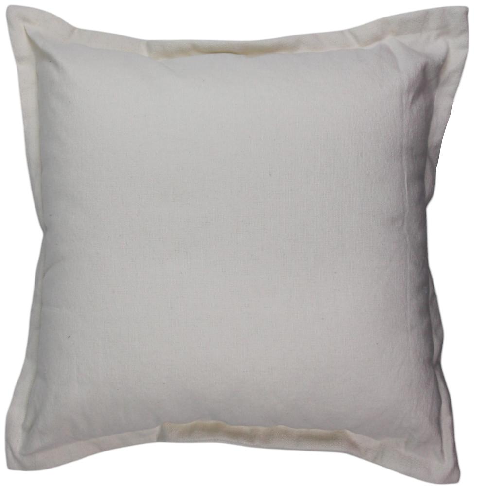 Natura Organic Cushion 55x55 White
