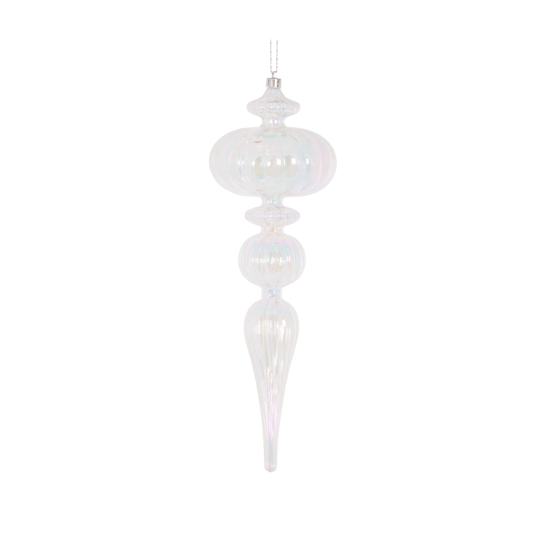 Iridescent Finial 7 x 7 x 18 cm