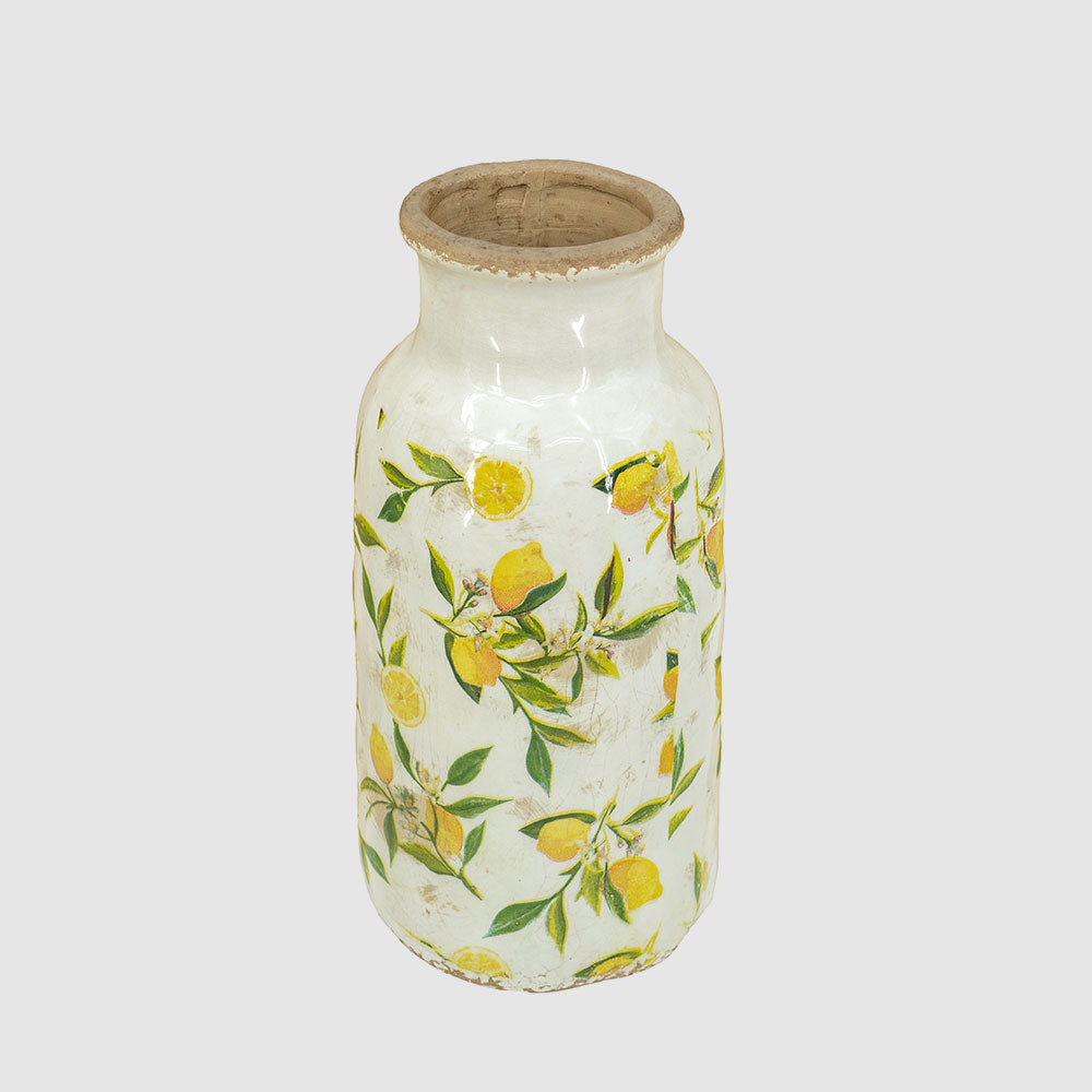 Lemon Vase SML L:14.5 W:14.5 H:30