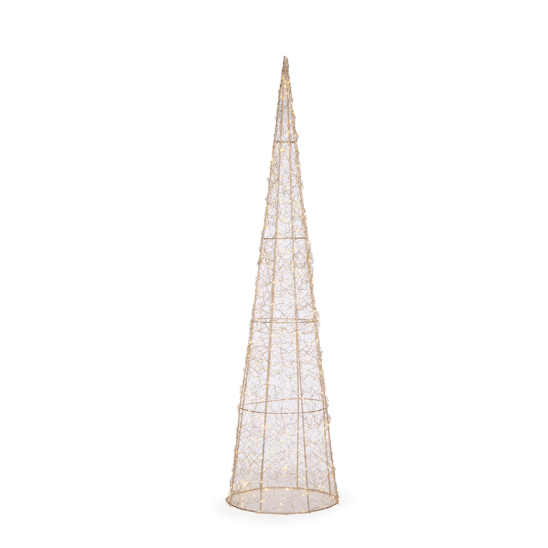 100cm Illuminated Cone Tree 600 Led
