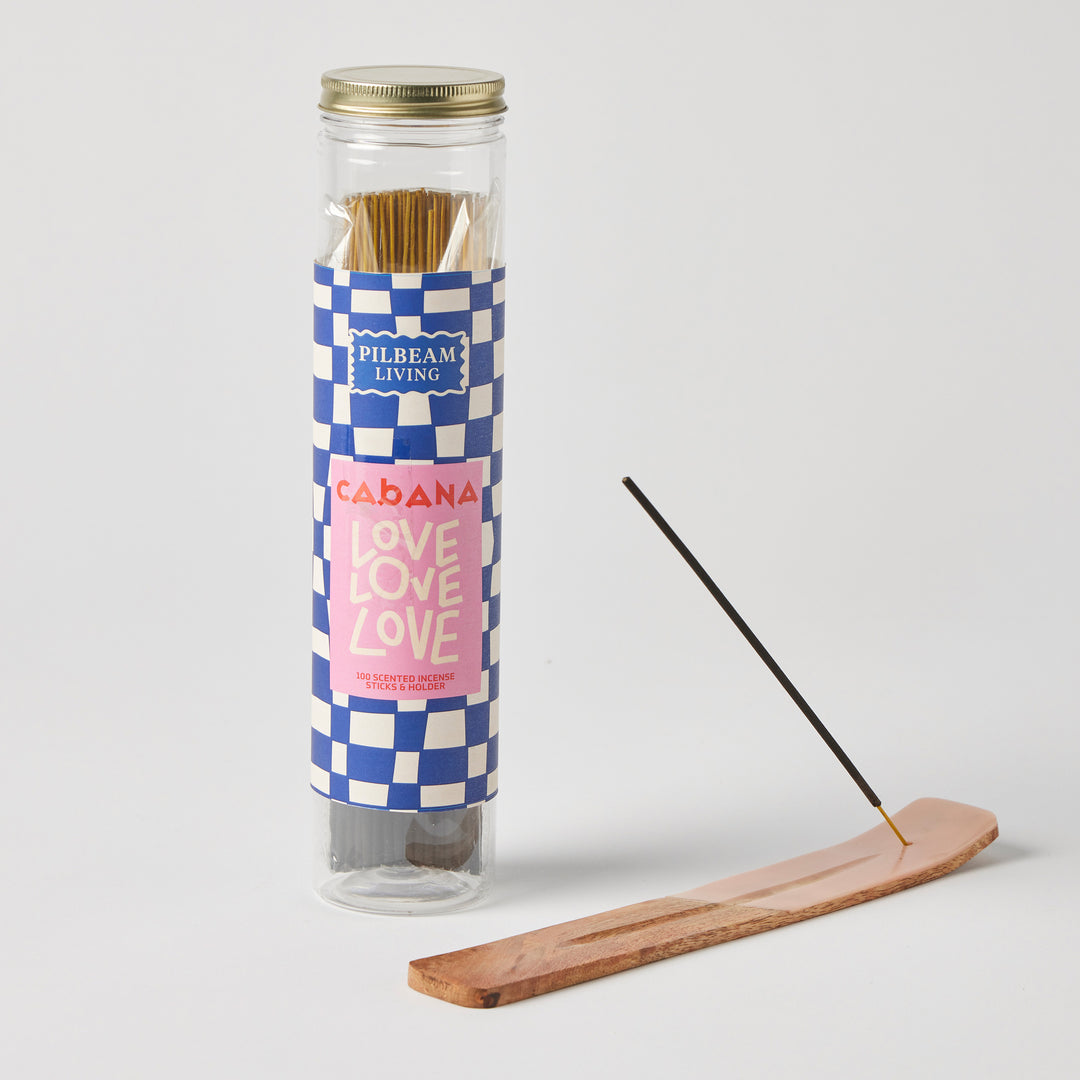 Cabana Scented 100pc Incense With Holder
