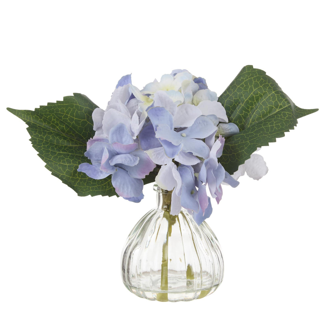 Hydrangea-Clear Glass Vase 24x24x22cm