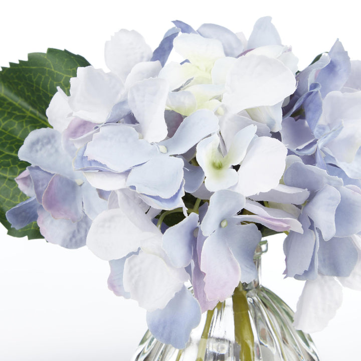 Hydrangea-Clear Glass Vase 24x24x22cm