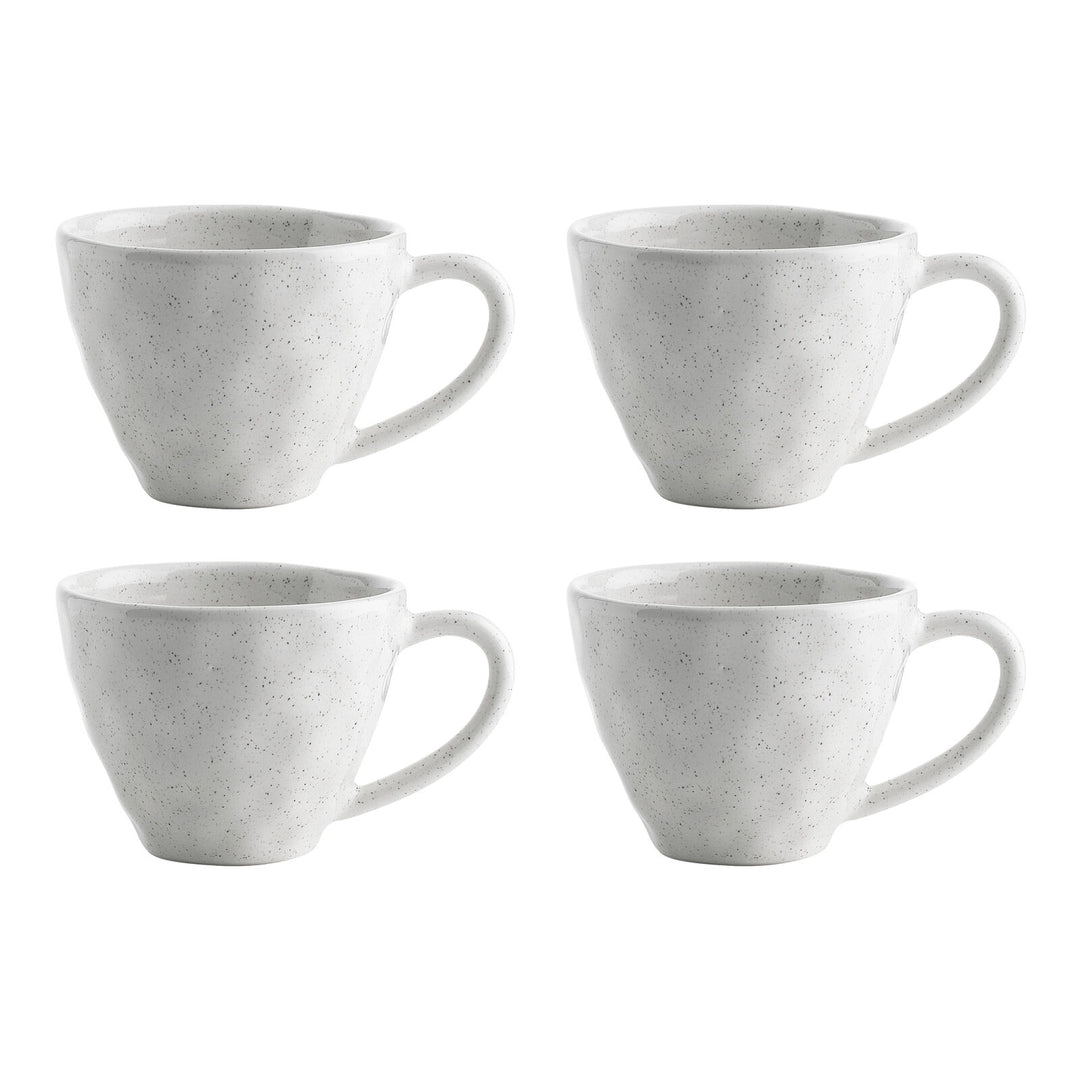 Ecology Speckle Set of 4 Mugs 380ml Milk Gift Boxed