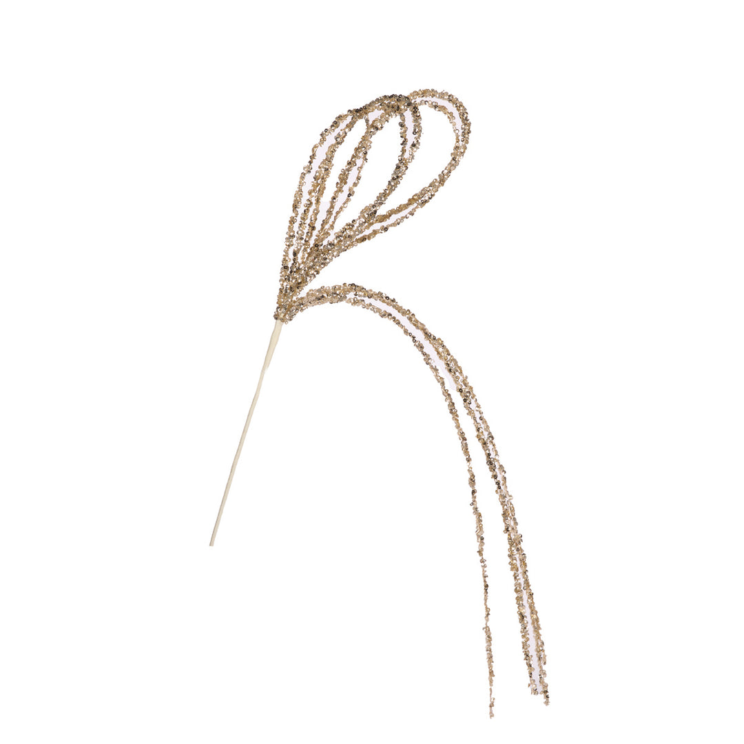 Champagne Beaded Loop Spray 90cm