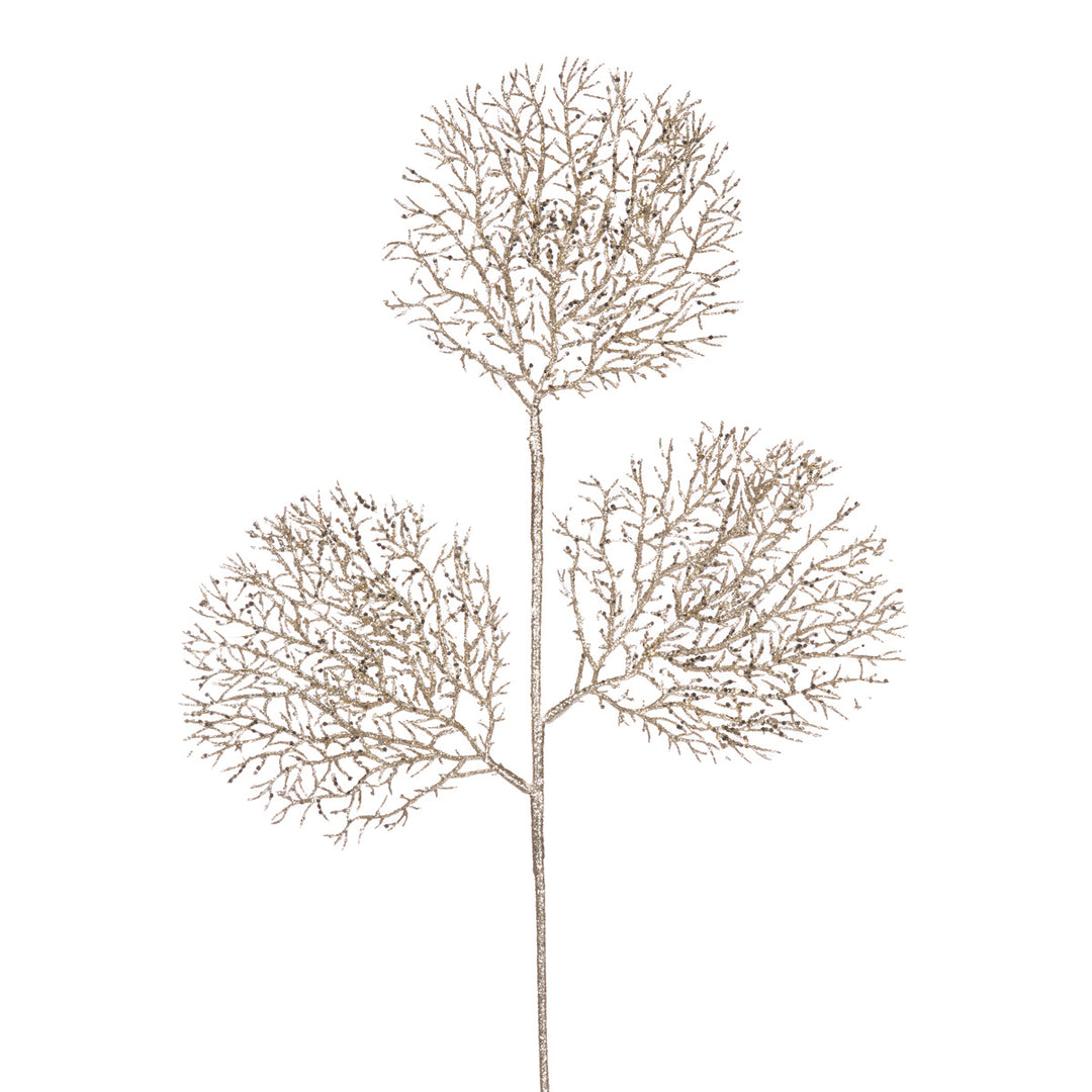 Champagne Sea Fan Spray 77cm