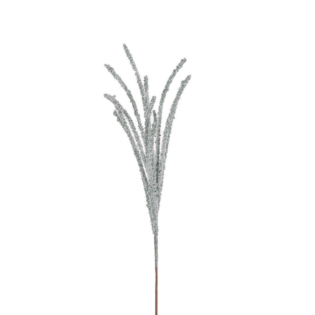 Sage Flocked Spray 70cm