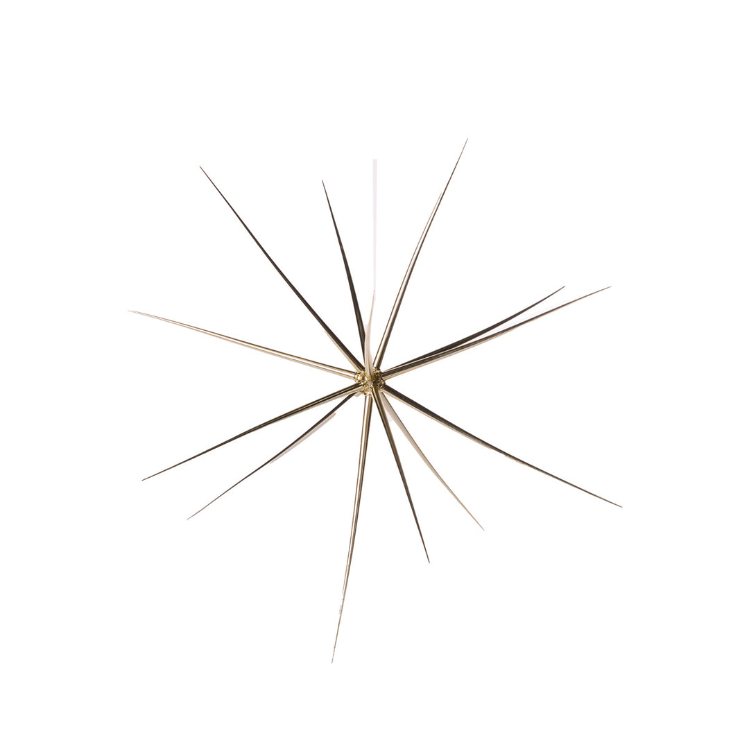 Large Metallic Gold Starburst Ornament 40.5x9.5x3cm