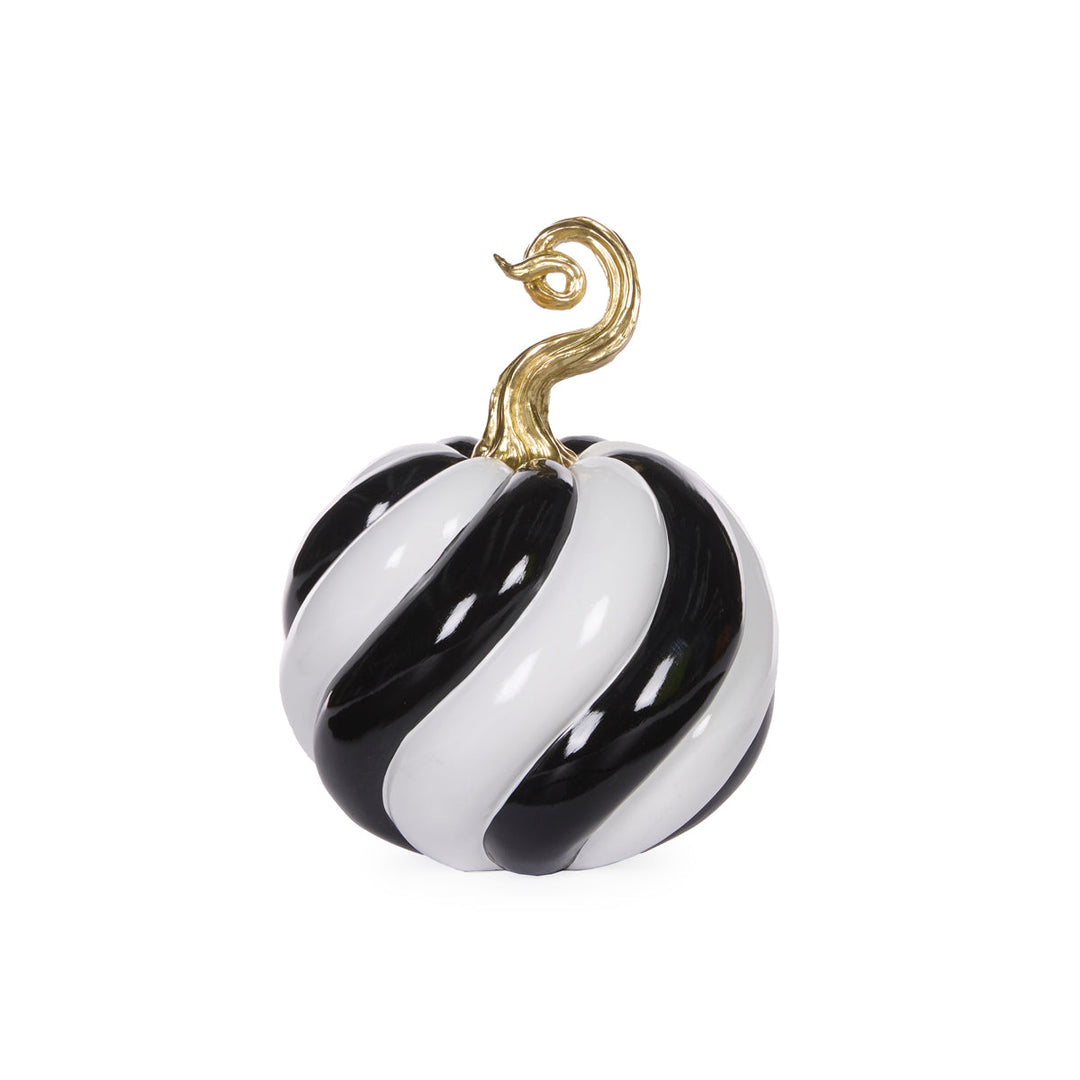 Black And White Swirl Pumpkin