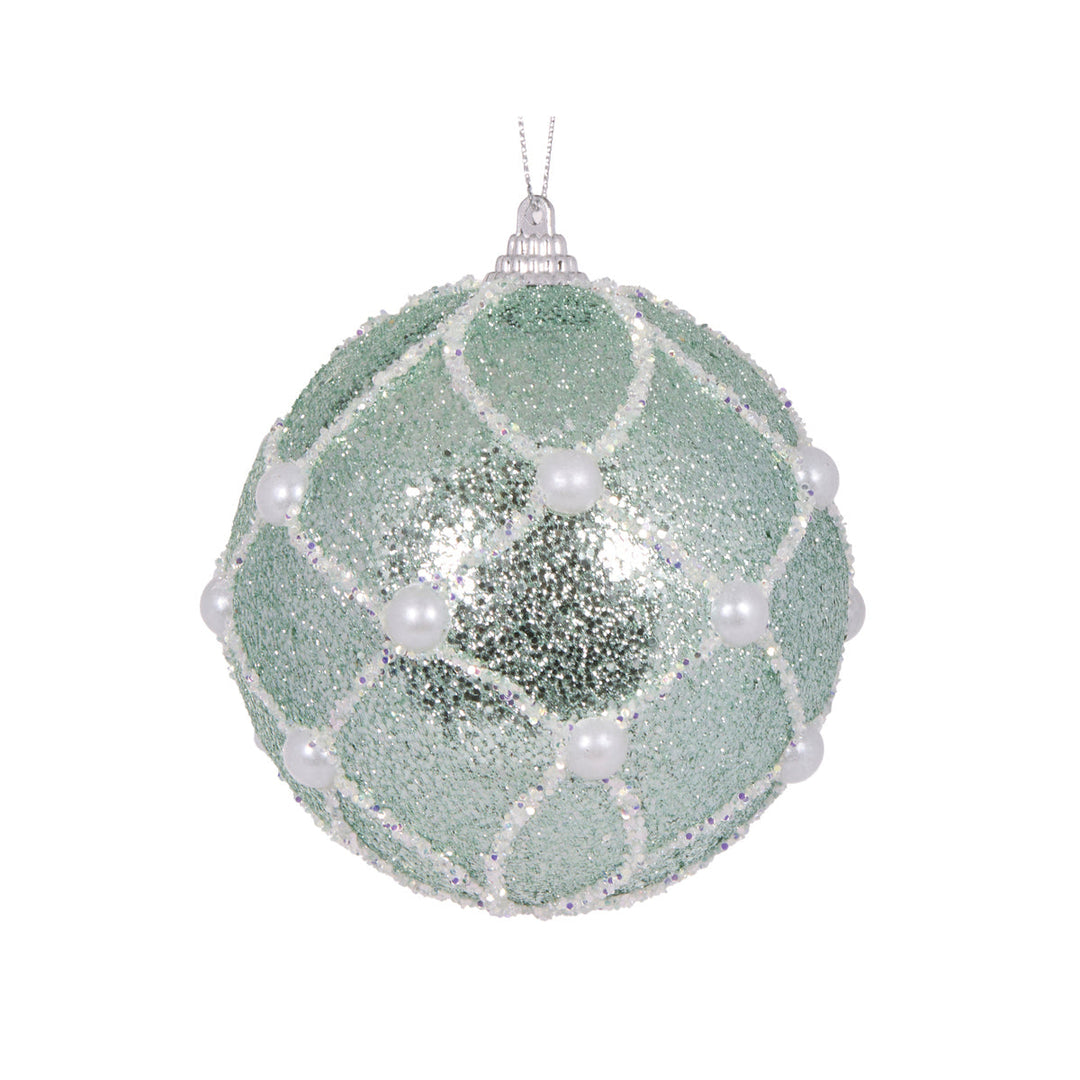 Pearl Quilted Sea Bauble 10 cm Dia