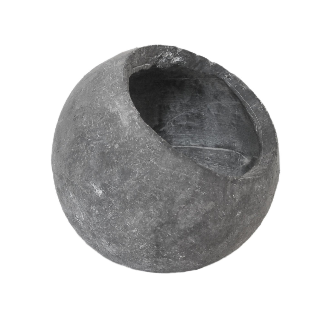 Ithaca Round Planer Grey M 16x16x16cm