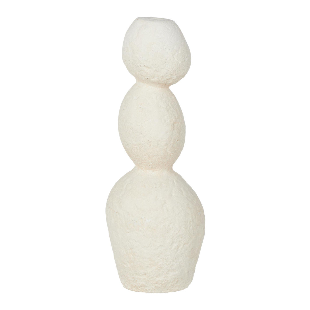 Esther Sculptural Candle Holder 11x13x25cm Natural