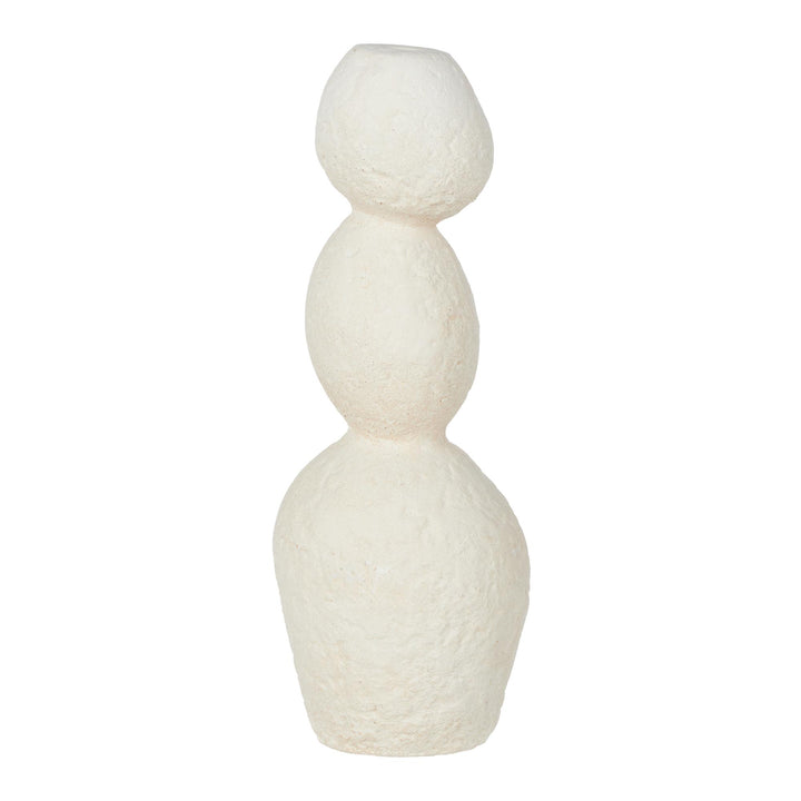 Esther Sculptural Candle Holder 11x13x25cm Natural