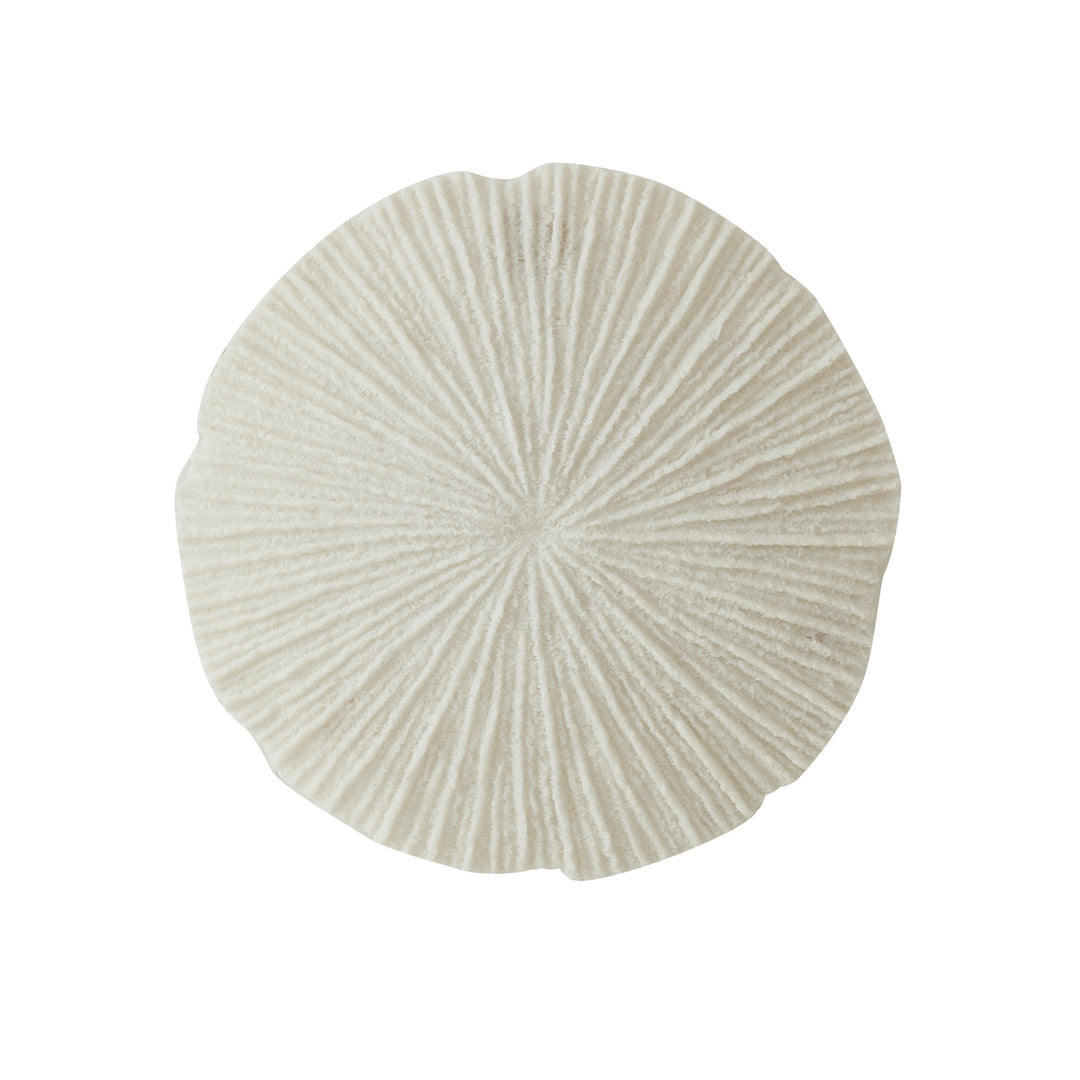 Coral Resin Wall Art 36cm White