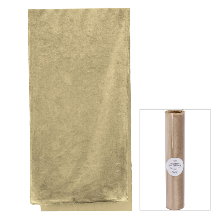 Luxe Velvet Table Runner Champagne 200cm