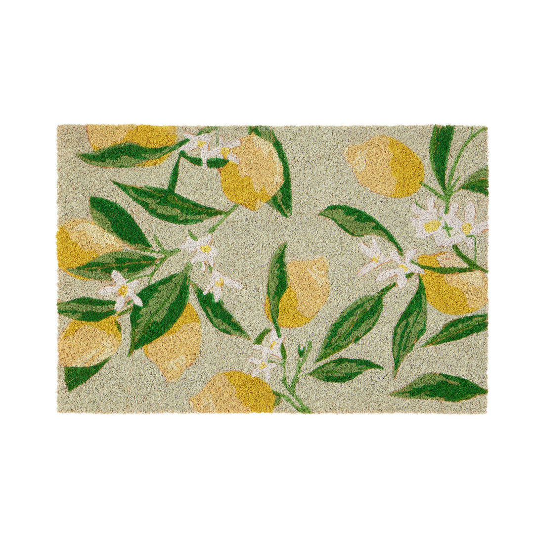 Limone PVC Back Coir Mat Green 40x60cm