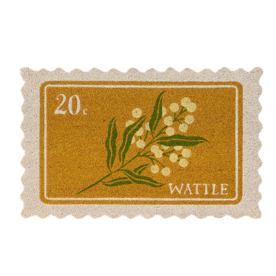 Molly PVC Back Coir Mat Mustard 50x80cm