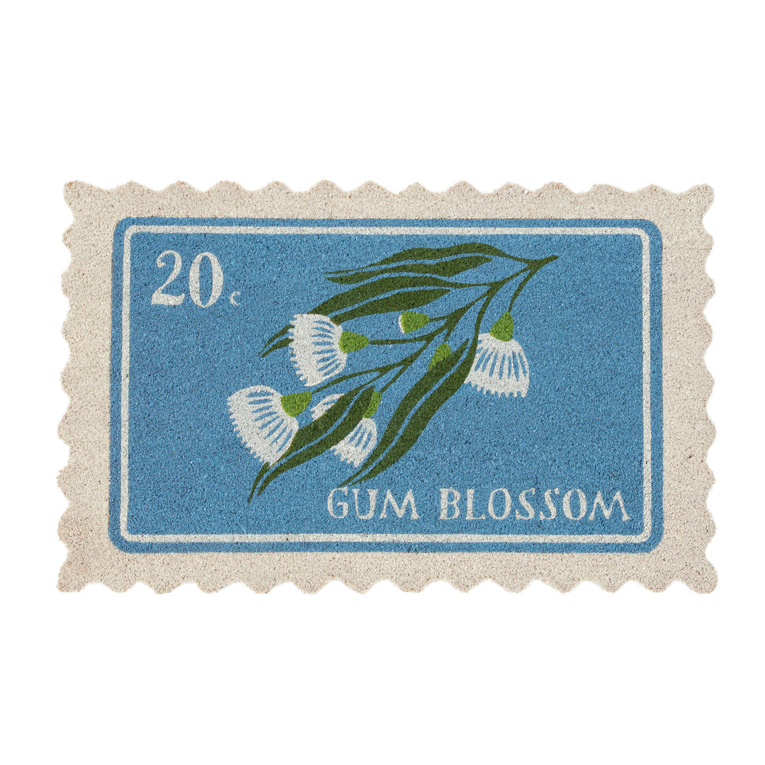 Pippa PVC Back Coir Mat Mint 50x80cm
