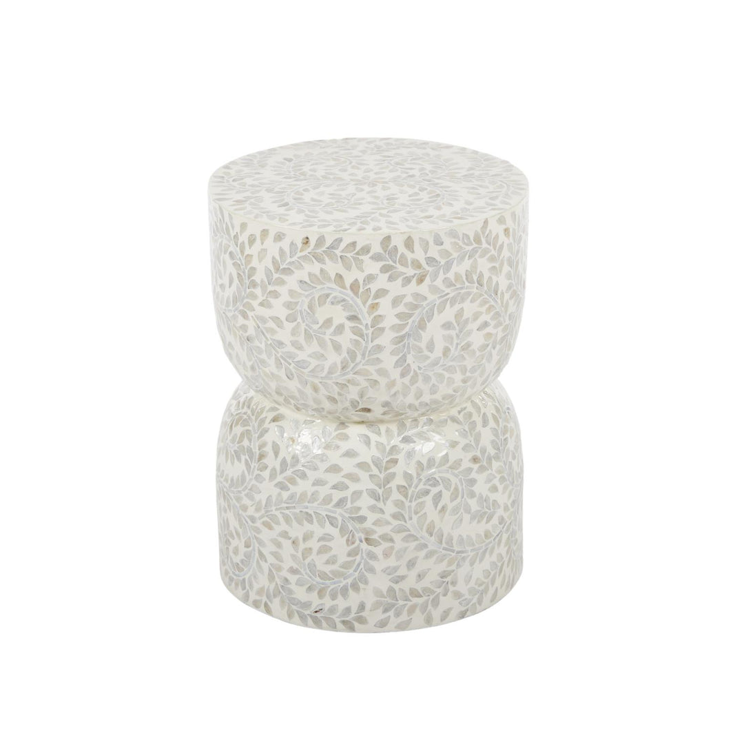 Gigi Inlay Stool 34x46cm Natural