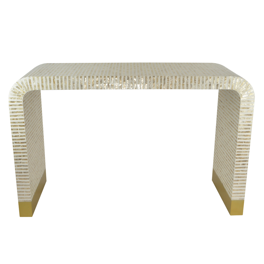 Nassau Inlay Console Natural 120x40x80cm