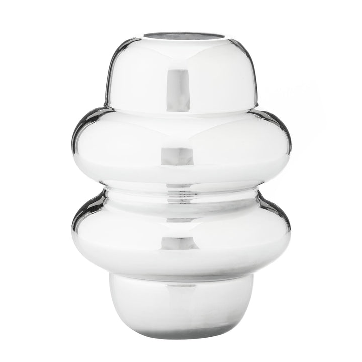 Gallium Glass Metallic Vase S 14x14x20cm