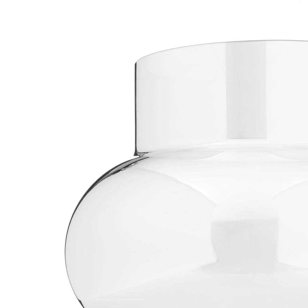 Gallium Glass Metallic Vase L 27x27x27cm