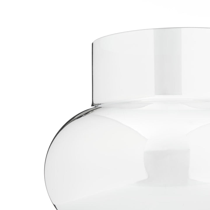 Gallium Glass Metallic Vase L 27x27x27cm