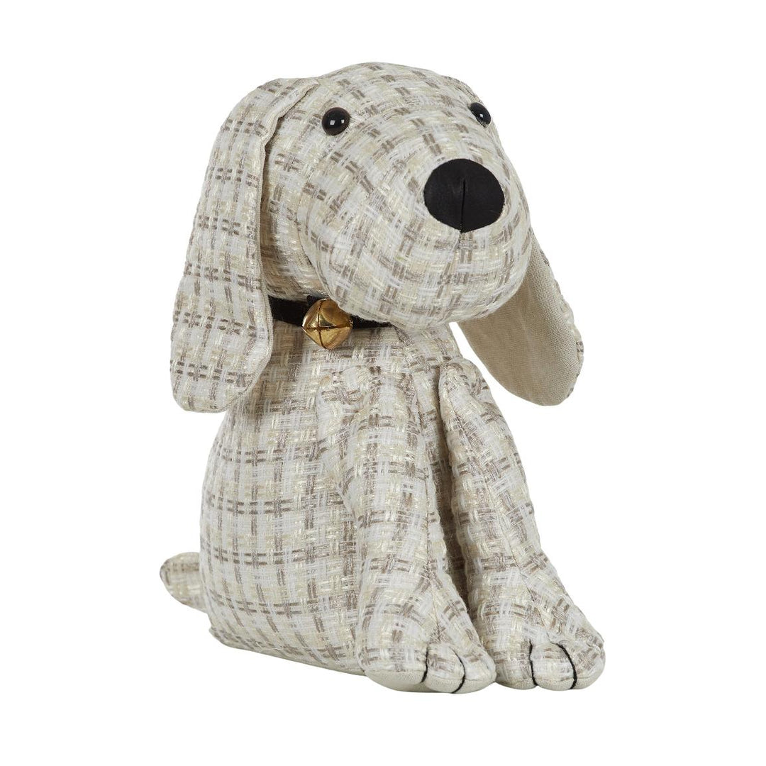 Bruno Dog Door Stop 28x14x25cm Taupe