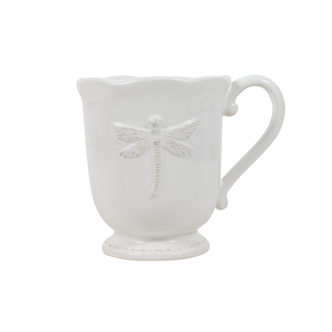 Dragonfly White Mug