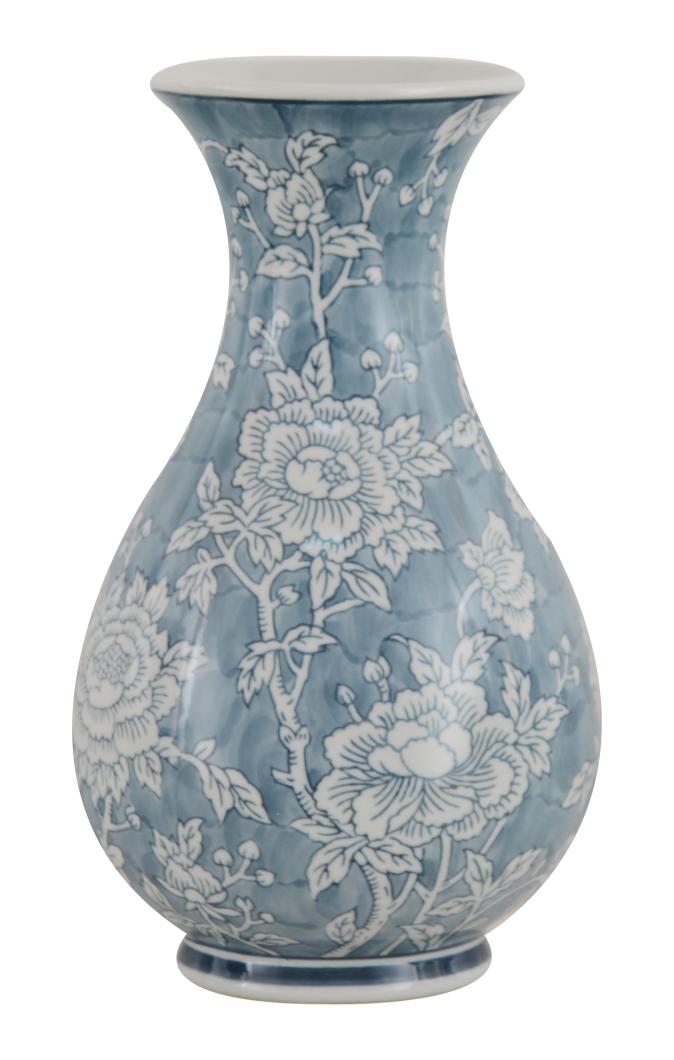 Bloom Vase Blue 30cm