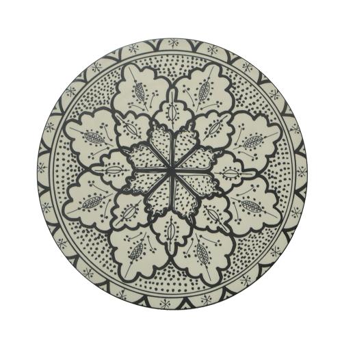 Aleah Cheese Board 34x34cm Black Ceramic