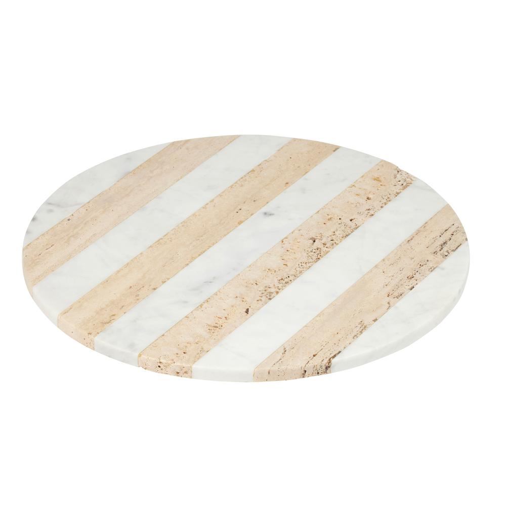 Tia Travertine/Marble Rnd Board 35cm