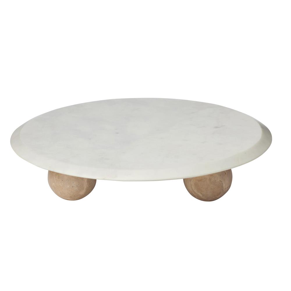 TiaTravertine/Marble Plinth 32x7cm