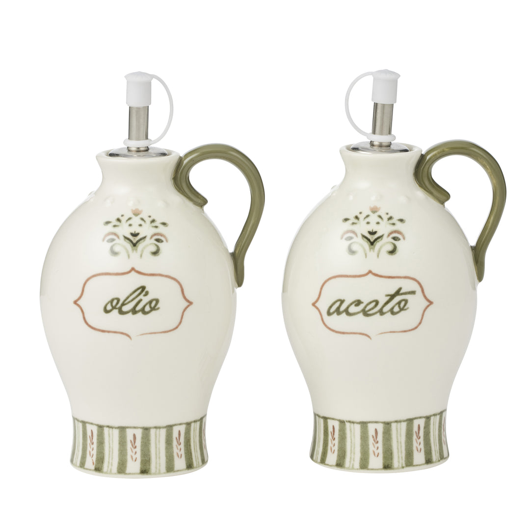 Dolce Vita Ceramic Oil/Vinegar 9x17cm 2 Asst
