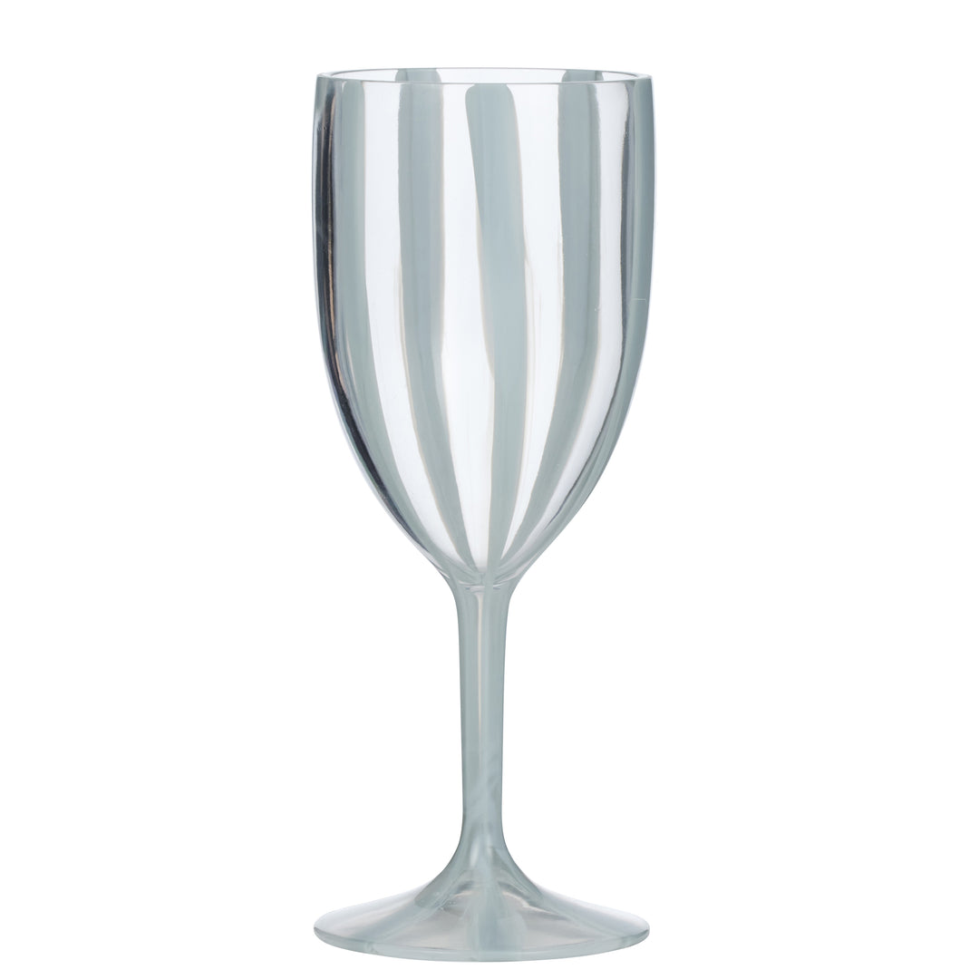 Cabana Acrylic Wine Glass 8x20cm Blue