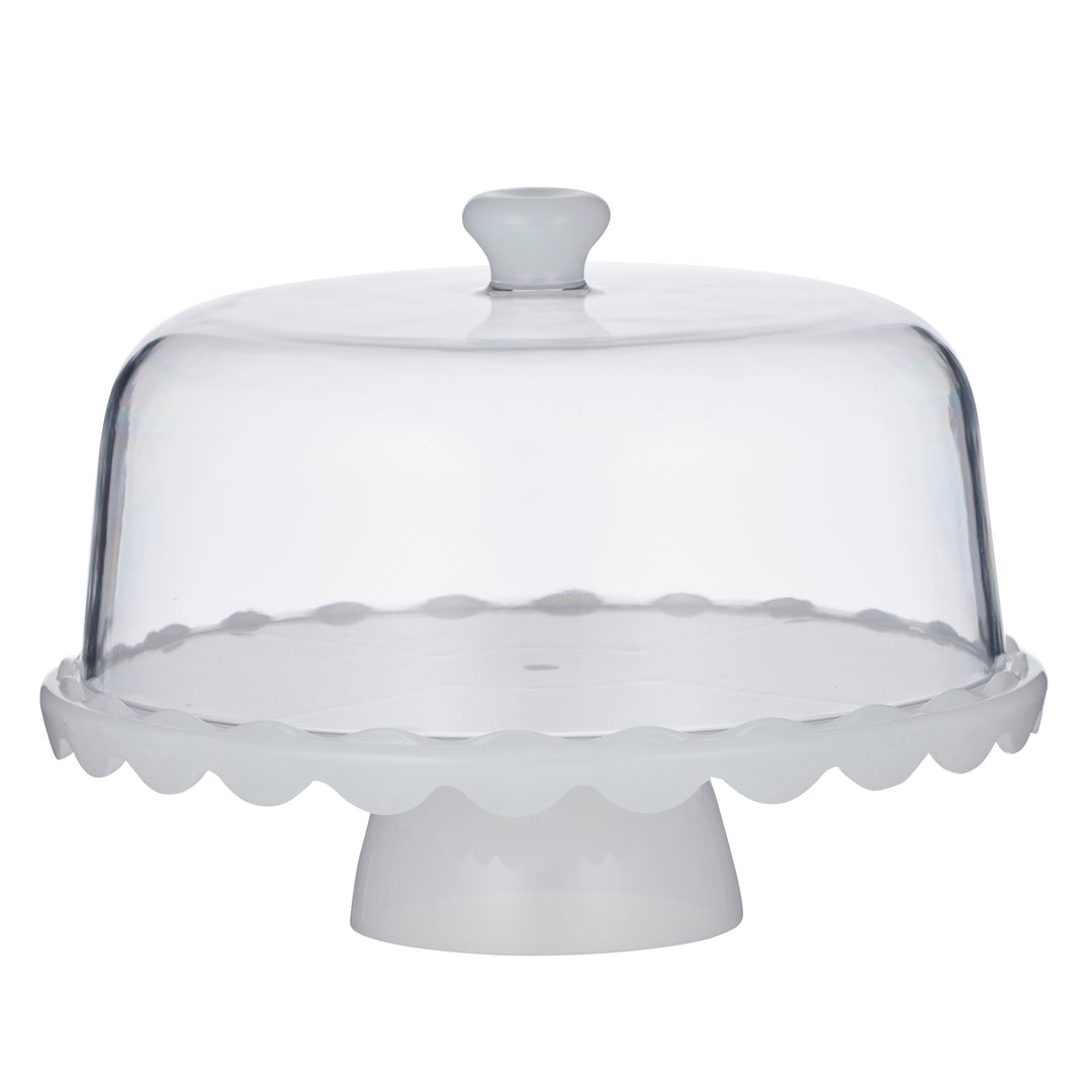 Cibo Acrylic 2-in-1 Server White 30x15.5cm