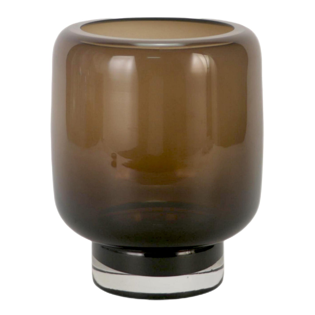 Langdon Glass Urn Brown Lge