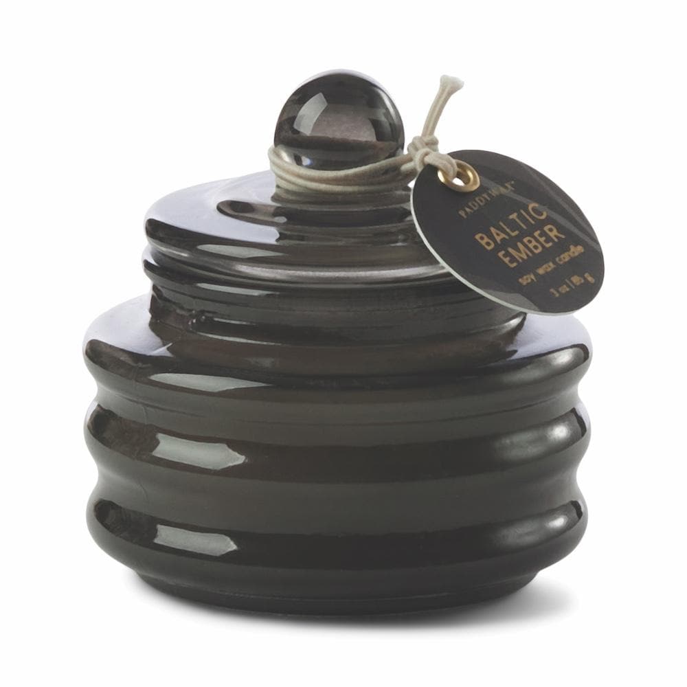 Beam 3 Oz Candle Black Glass Baltic Ember