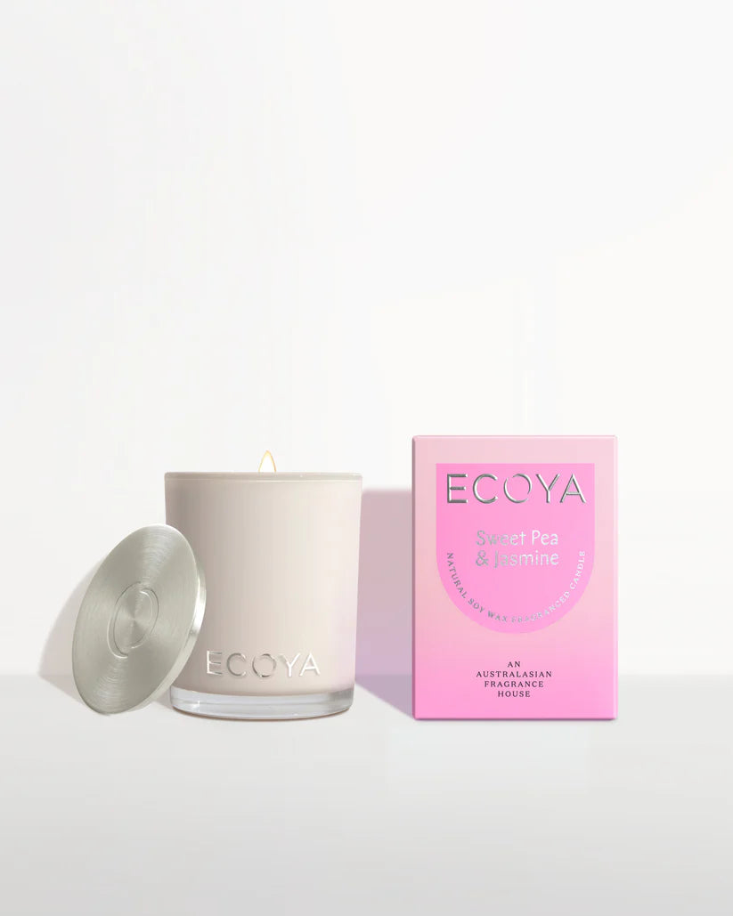 Ecoya Sweet Pea & Jasmine Mini Madison Candle 80g