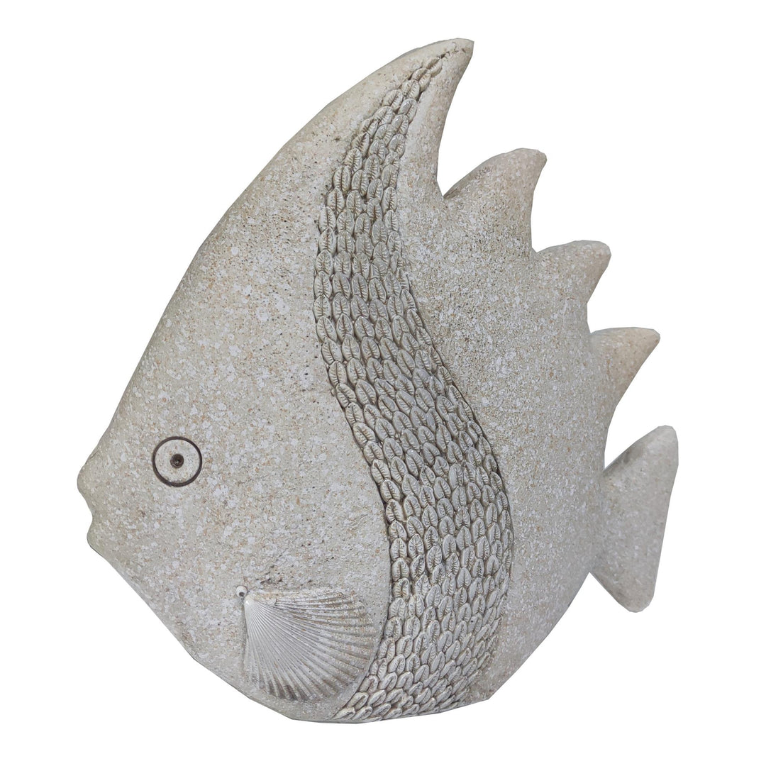 Keppel Whitewash Resin Fish Lge