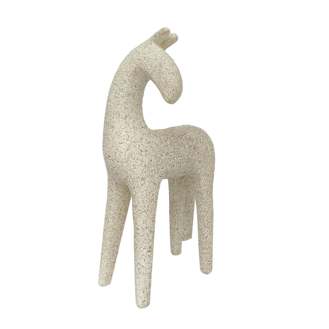 Tonto Resin Horse White Med