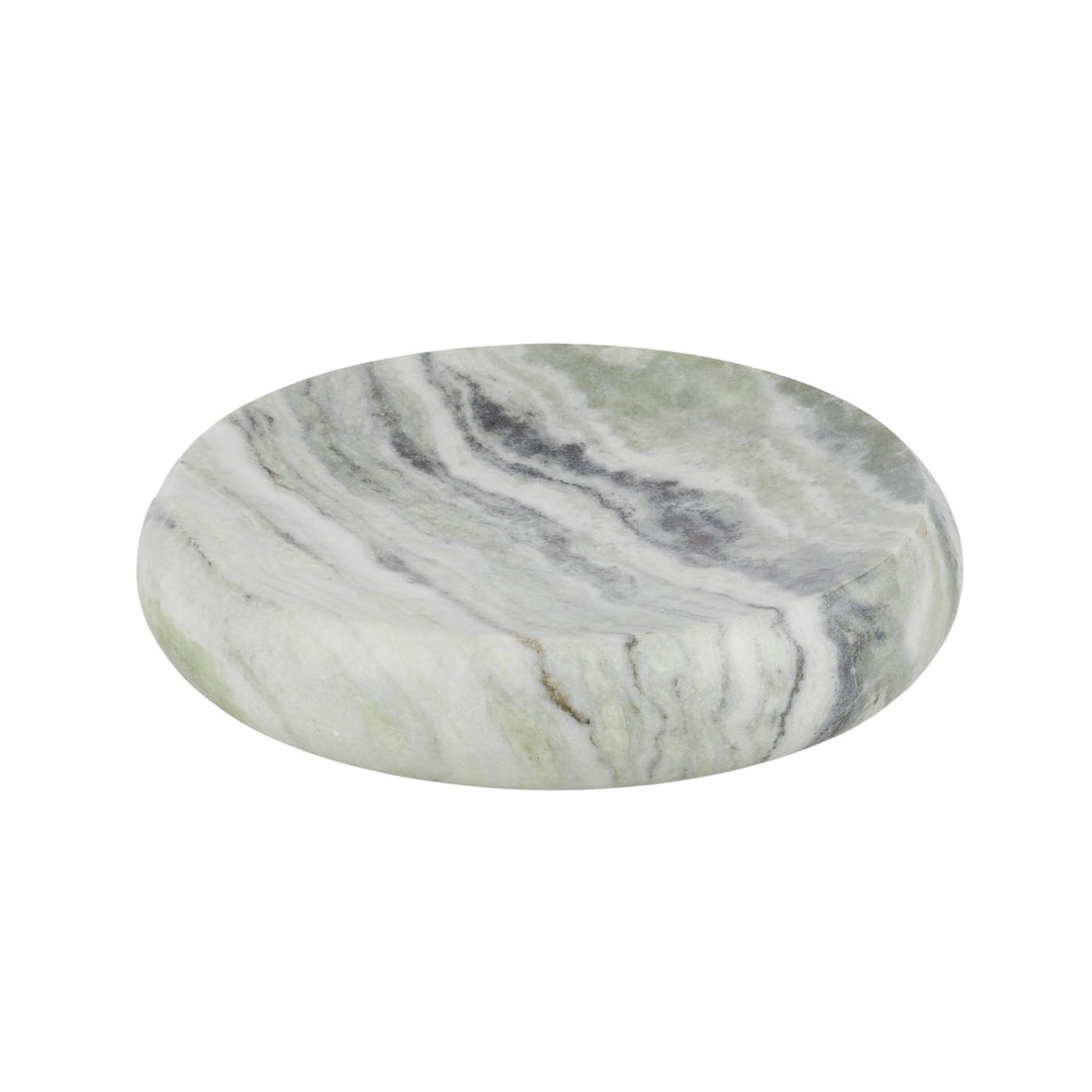 Mineral Dish Lge 24x24x4.5cm Green Marble