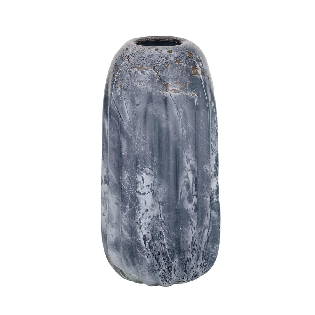 Basin Large Glass Vase 15.5x30.5cm Blue