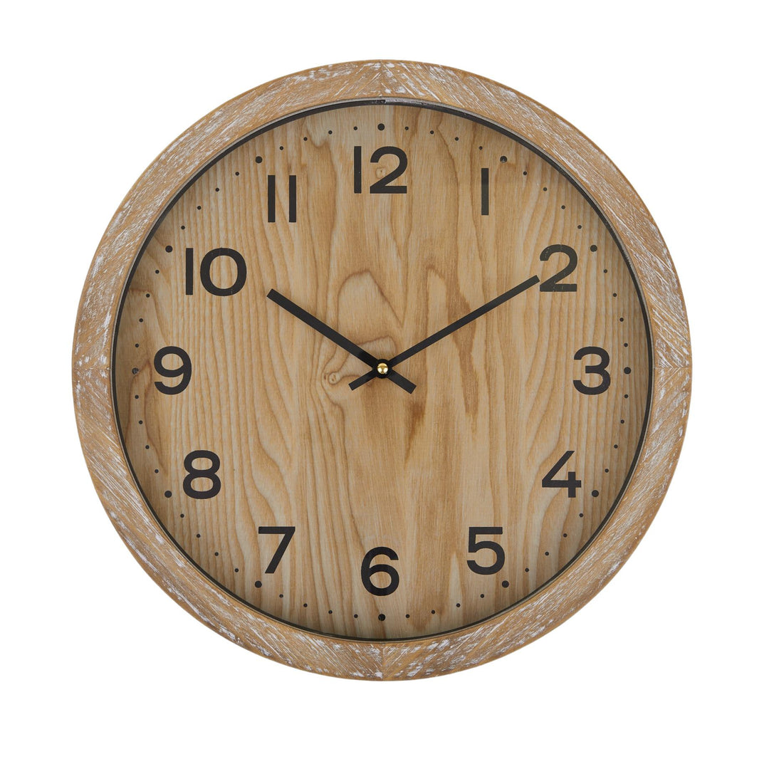 Colt MDF Clock 40cm Natural/Black