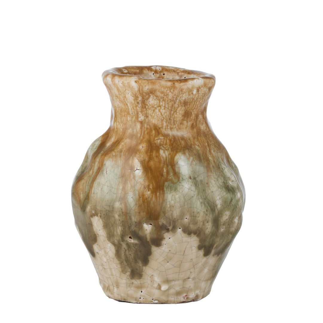 Labasa Vase Sm 10.5x15cm Olive Ceramic