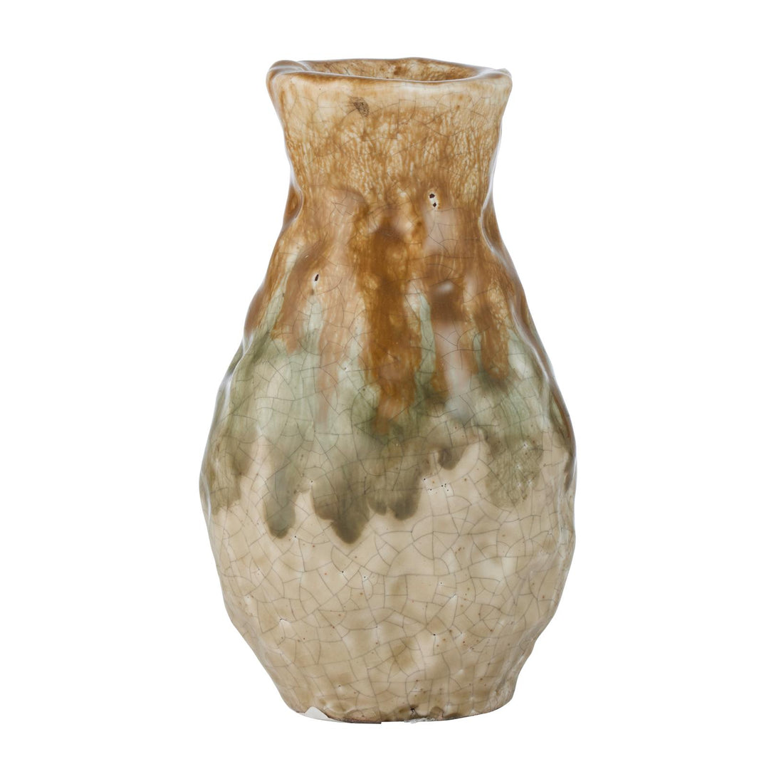 Labasa Vase Lge 11x18.5cm Olive Ceramic