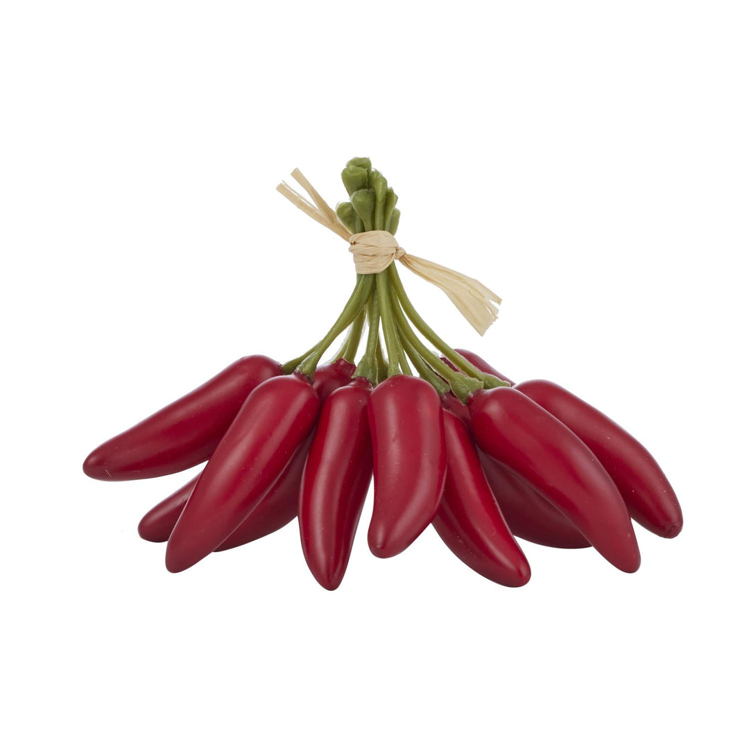 Chilli Bunch Artificial Veg 10x8.5cm Red