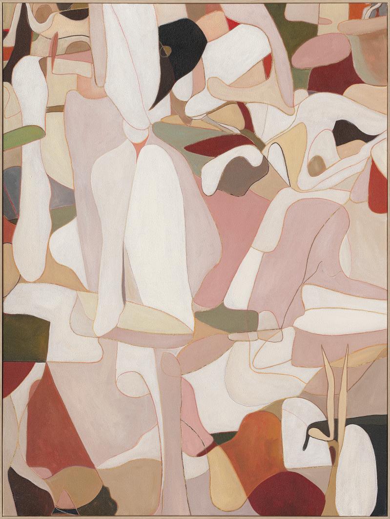 Pink Abstract 90x120cm