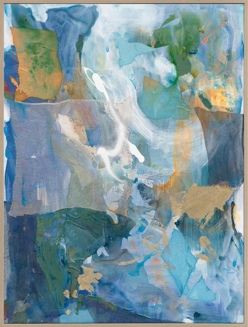 Ocean Blues Abstract 120x160xm