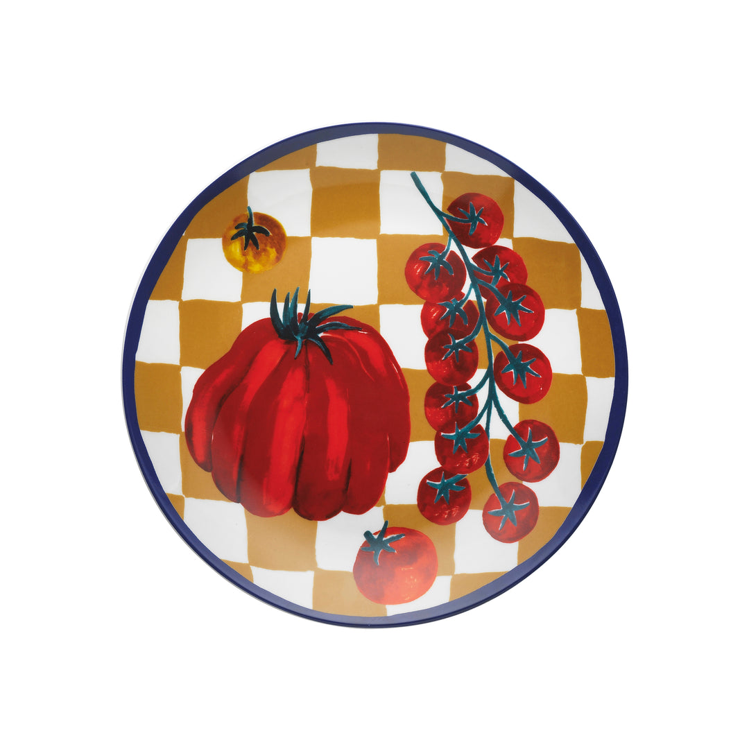Porto Valentina Side Plate 20cm Tomato